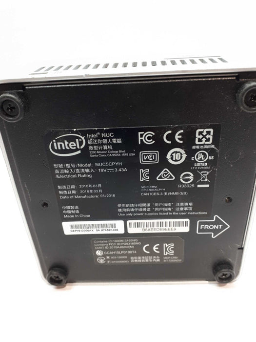Intel NUC5CPYH Mini computer, Intel Celeron Processor  &