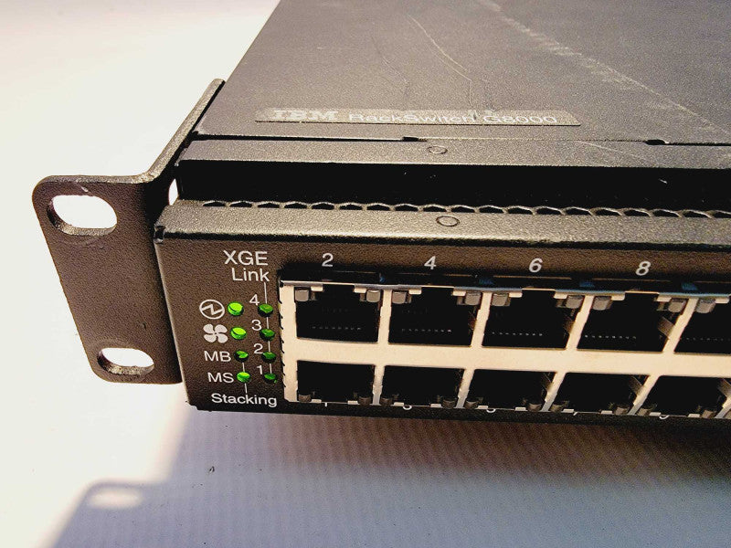 IBM G8000R 48 Port 1GbE RJ45 Switch 2x PSU (