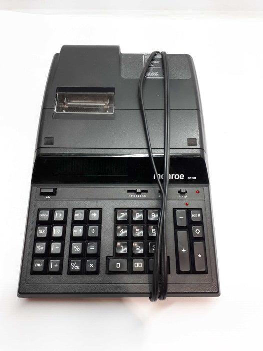 Monroe 8130 12-Digit Print/Display Heavy-Duty Calculator &