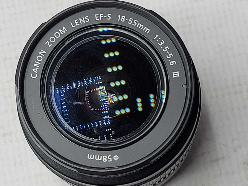 Canon EFS 18-55mm camera lens. Read Q_