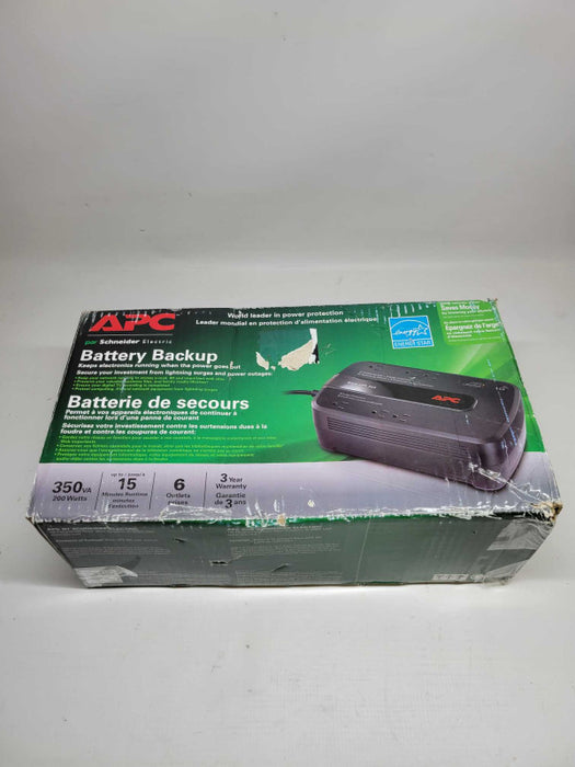 APC BE350G Back UPS 350 Surge Protector with battery