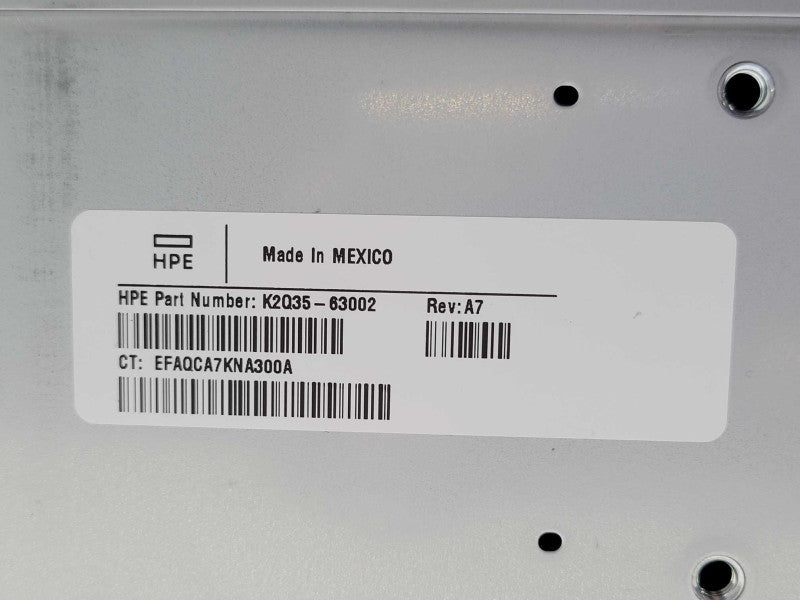 HPE 3PAR StoreServ K2Q35-63002 w/ 1x 3PAR 8200 K2Q35-63001 control 2x PSU SEE _