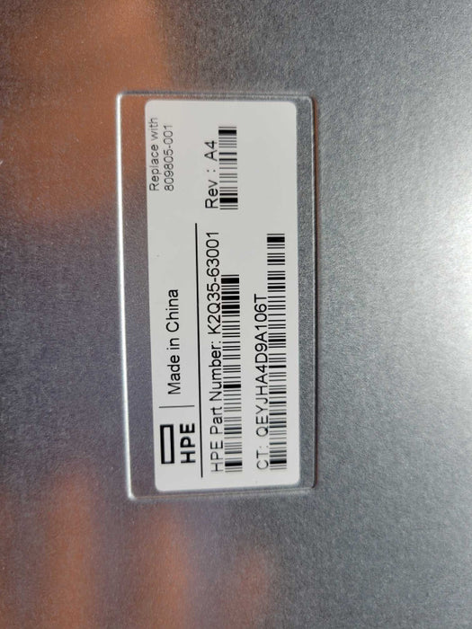 HPE 3PAR StoreServ K2Q35-63002 w/ 1x 3PAR 8200 K2Q35-63001 control 2x PSU SEE _