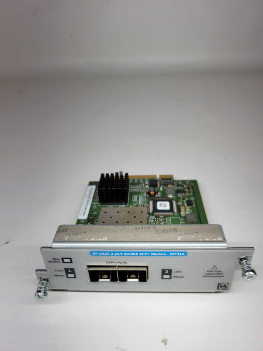 HP J9731A 2920 2 Port 10GbE SFP+ Module Q