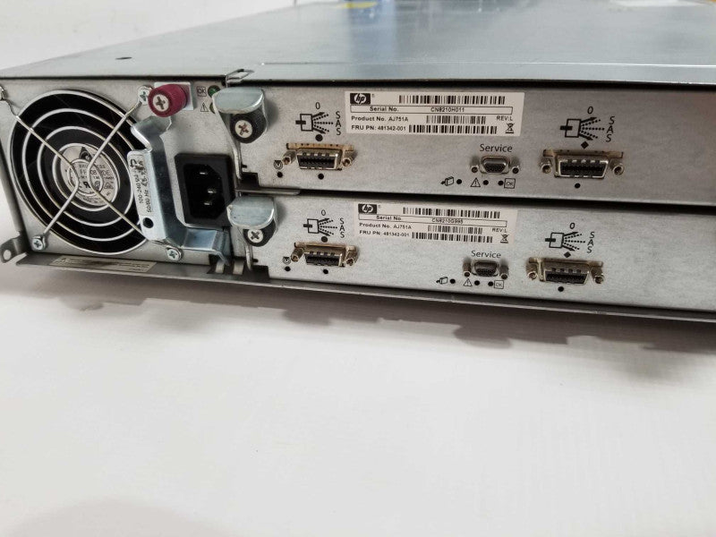 HP StorageWorks FCLSE-0801 Storage System - 2x PSU / 2x controllers AJ751A #