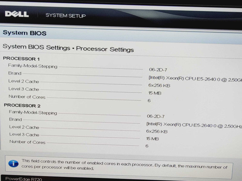 Dell PE R720, 2x Xeon E5-2640 2.5GHz, 96GB ECC DDR3, H710p Mini, 2x PSU, 3.5 (