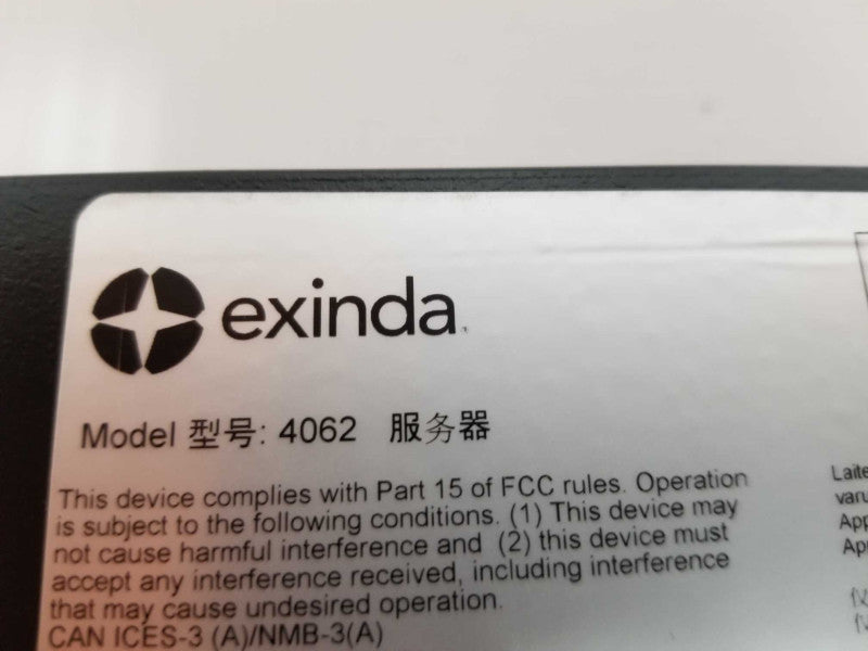 Exinda 4062 Network Orchestrator Unified Performance Management #