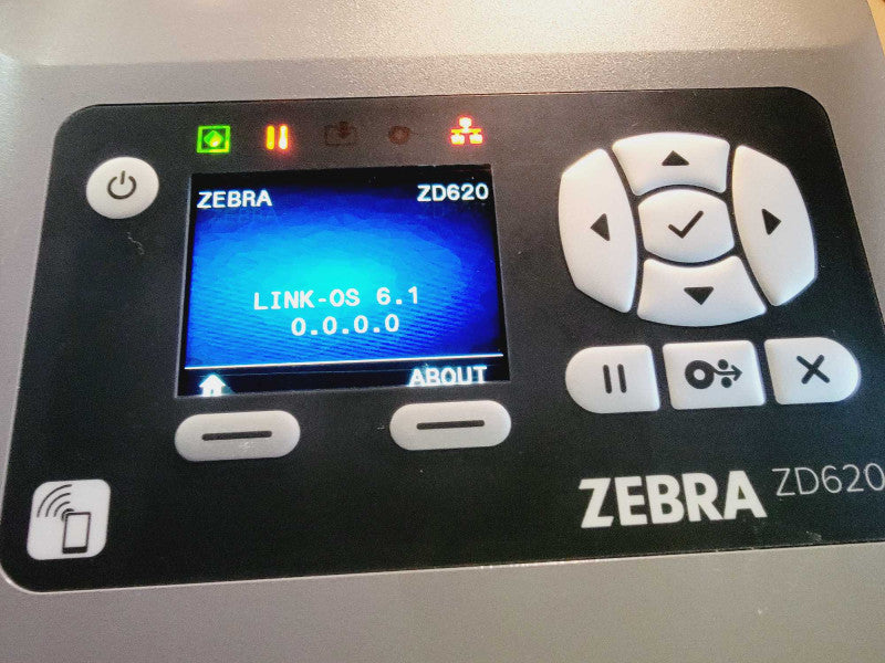 Zebra ZD620 Printer USB, Bluetooth, LAN, Serial, WIFI [Read] (