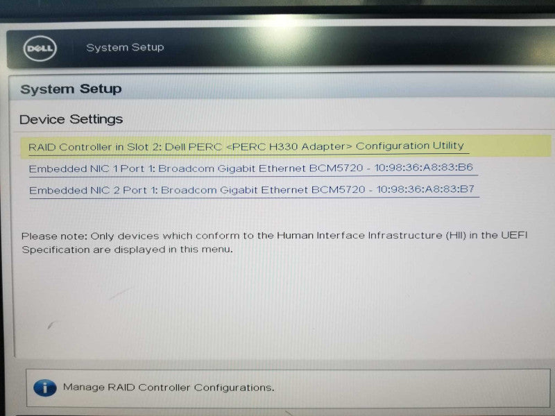 Dell Poweredge T130 Xeon E3-1220 V5 @ 3.00ghz / 16gb ram / H330 adapter #