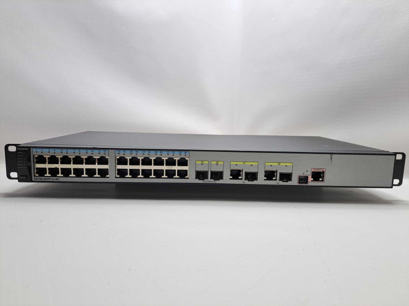 Huawei S5700-28TP-LI-AC 24 10/100/1000 Ports 2 Gig SFP Network Switch )
