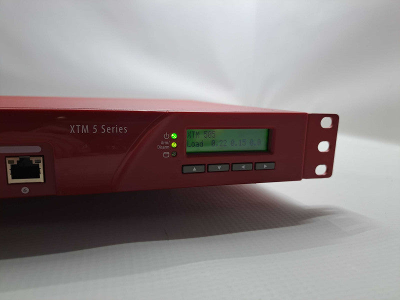 WatchGuard XTM 5 Series XTM 505 NC2AE8 Firewall Security Appliance )