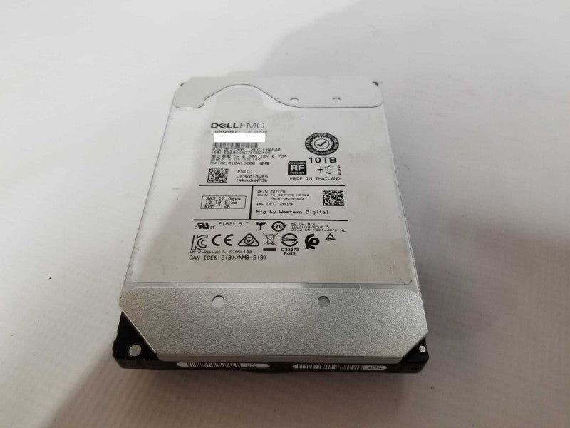 Dell EMC Ultrastar HC510 0F27398 10TB 3.5\\" 12Gbps 7.2k Sas Drive #