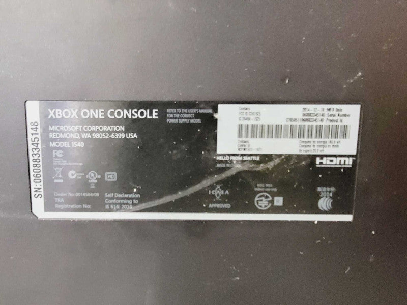 Microsoft Xbox One Black Console [Read] (