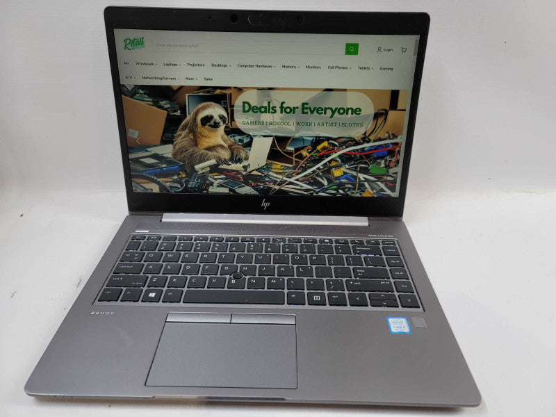 HP ZBook 14u G5 i7-8550U @ 1.80GHz, 32GB DDR4, 256GB SSD Î²