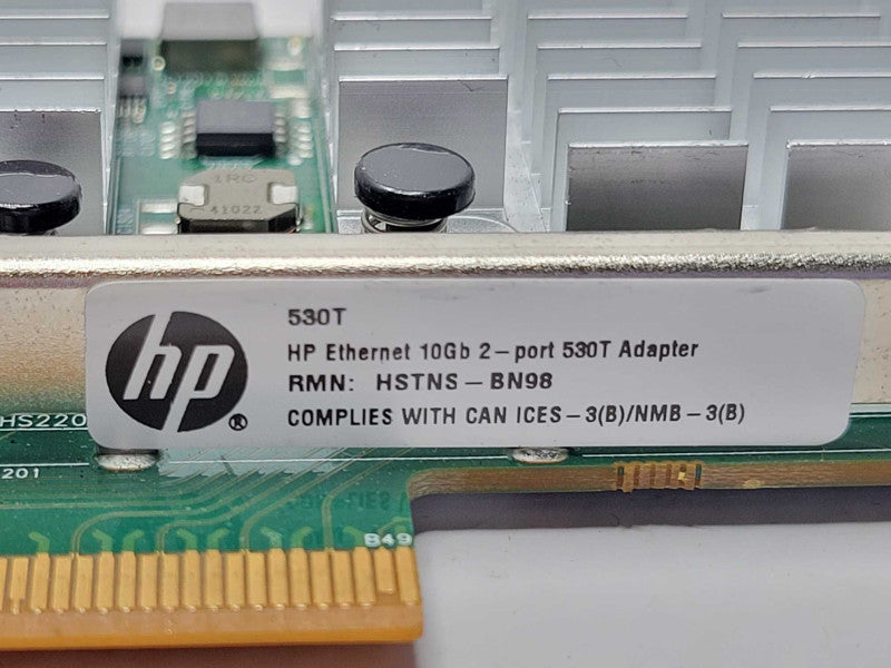 HP 530T 2-Port 10 Gigabit Ethernet Adapter Card Full height  _