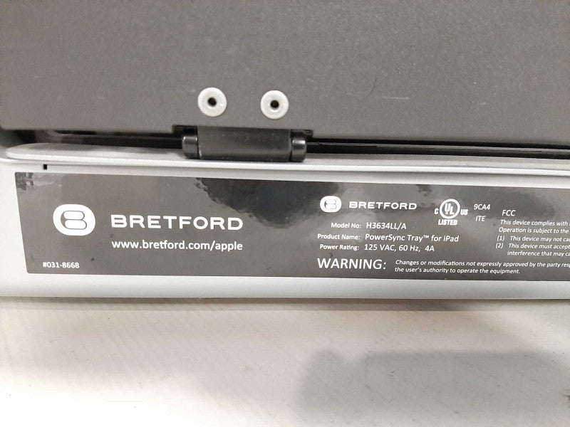 Bretford PowerSync Tray for Apple H3634LL/A Charging/Sync Dock 10-Port READ $