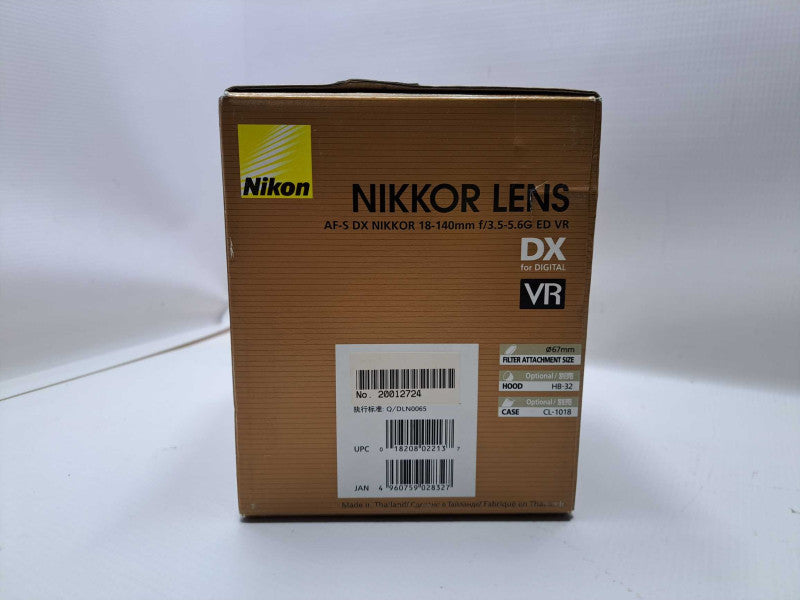 Nikon AF-S DX NIKKOR 18-140mm F/3.5-5.6G ED VR Lens *READ* )