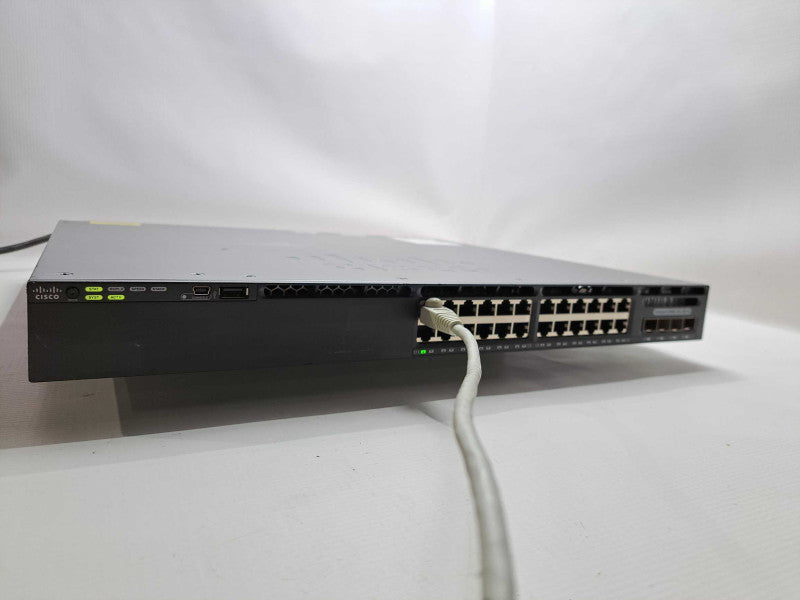 Cisco WS-C3650-24TS-L 24 GigE and 4x1G Uplink Ports LAN Base Switch 1x PSU )