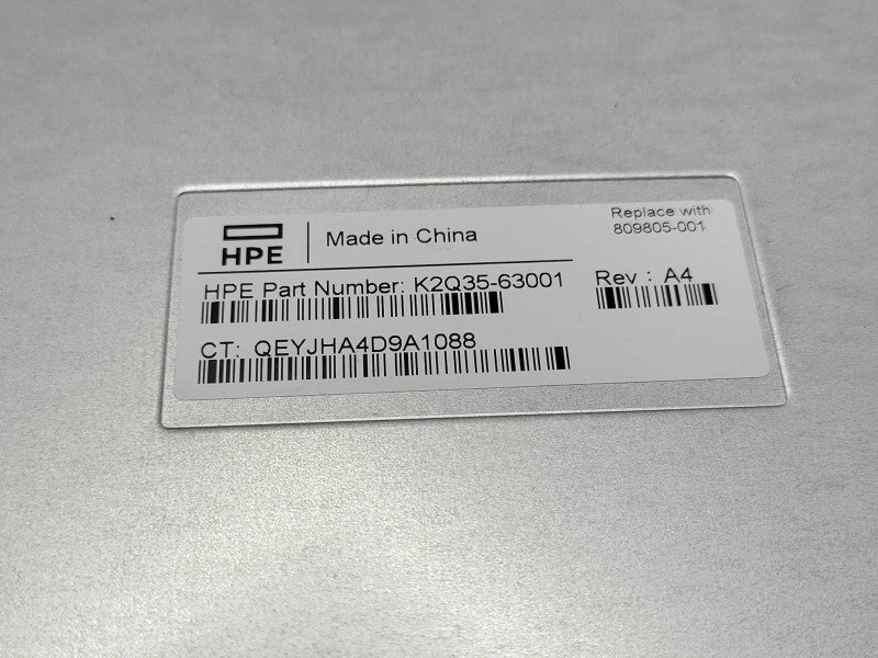 HPE 3PAR 8200 Controller Module K2Q35-63001 with 128GB M.2 and 2P-10Gbe Card _