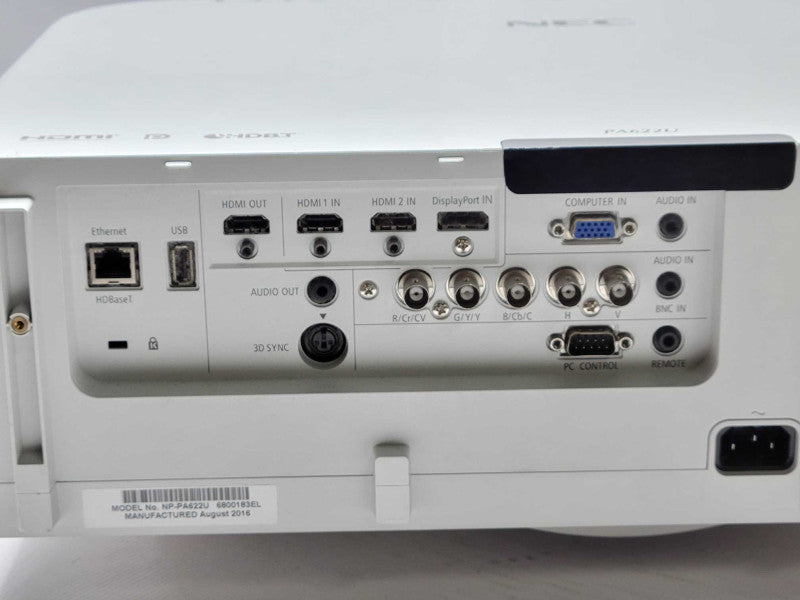 NEC NP-PA622U WUXGA Projector Read _