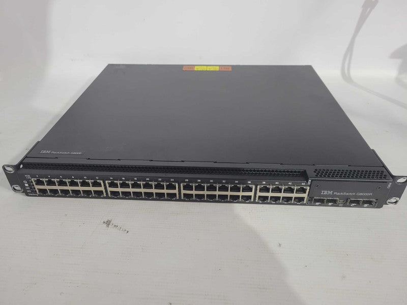 IBM G8000R 48 Port 1GbE RJ45 Switch 2x PSU !