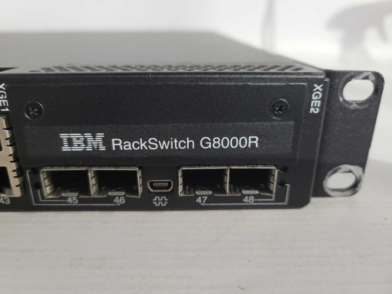 IBM G8000R 48 Port 1GbE RJ45 Switch 2x PSU !