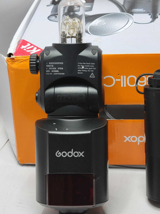 Godox WITSTRO AD360II-C TTL Camera Flash Kit, Read _