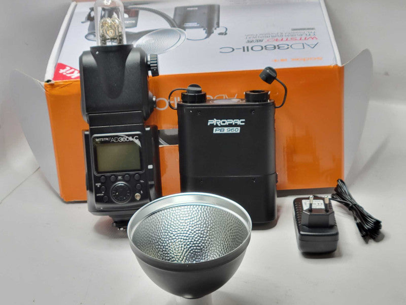 Godox WITSTRO AD360II-C TTL Camera Flash Kit, Read _