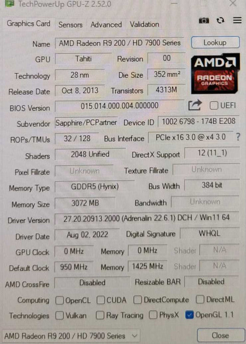 AMD RADEON HD 7970 3GB Arctic Accelero Hybrid Liquid Cooler