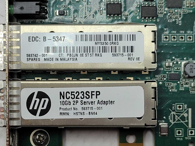 HP NC523SFP 10Gb 2P Server Adapter 593715-001 Q_