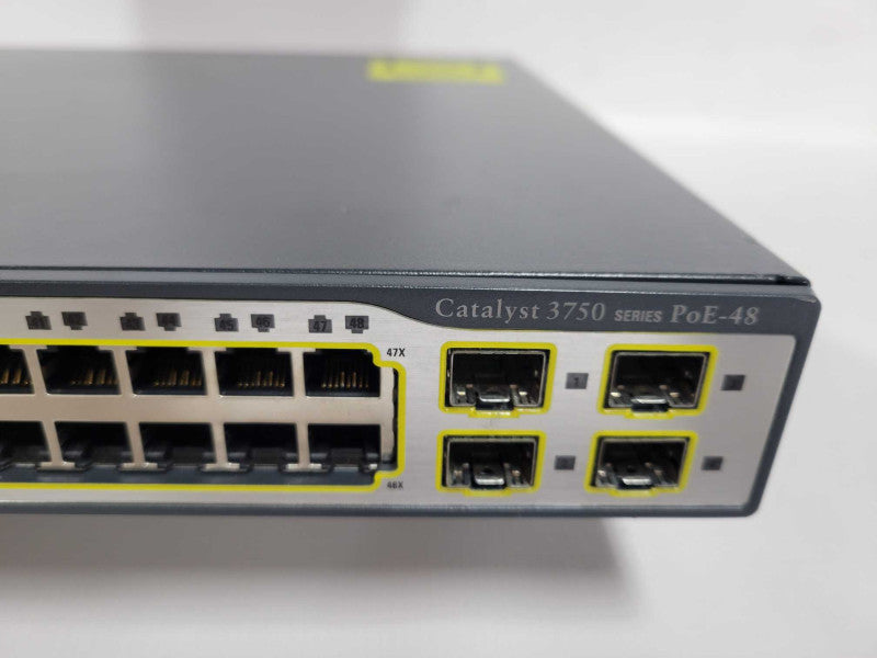 Cisco Catalyst 3750 Series PoE-48 WS-C3750-48PS-S PoE READ Q!