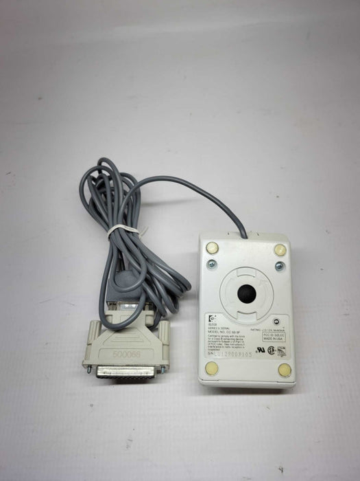 Vintage Logitech Mouse CC-93-9F DZLCC 9-pin serial connector 3-button