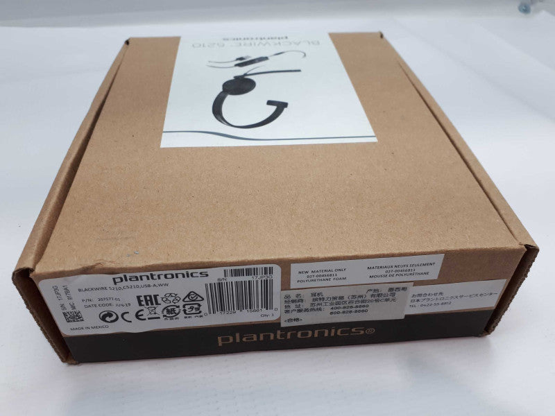 Plantronics Blackwire 5200 Series C5210 USB Monoaural Headset - Black Q&