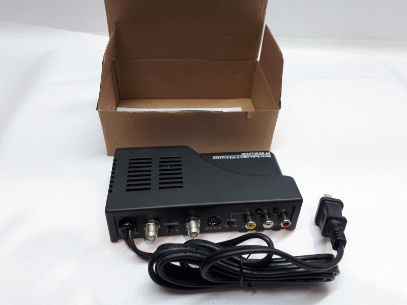 Stereo Audio Video S-VHS RF-008 Modulator Q&