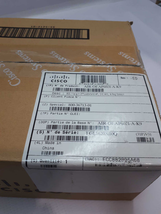 New Cisco AIR-OEAP1602I-A-K9 Dual Band Wired Access Point AP &