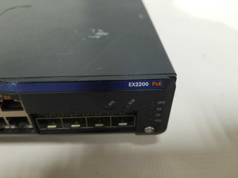 Juniper ex2200-24P-4G 4x Gigabit PoE Network Switch - read #