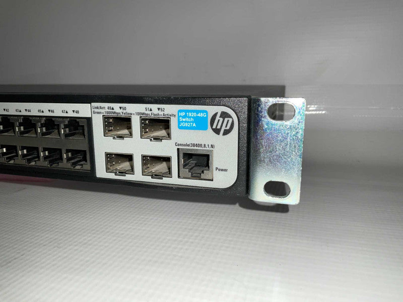 HP 1920-48G JG927A Gigabit 48 port Network Switch  -