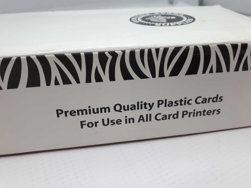 Zebra 104523-113 500 pcs Premier 30mil PVC Card  White Q&