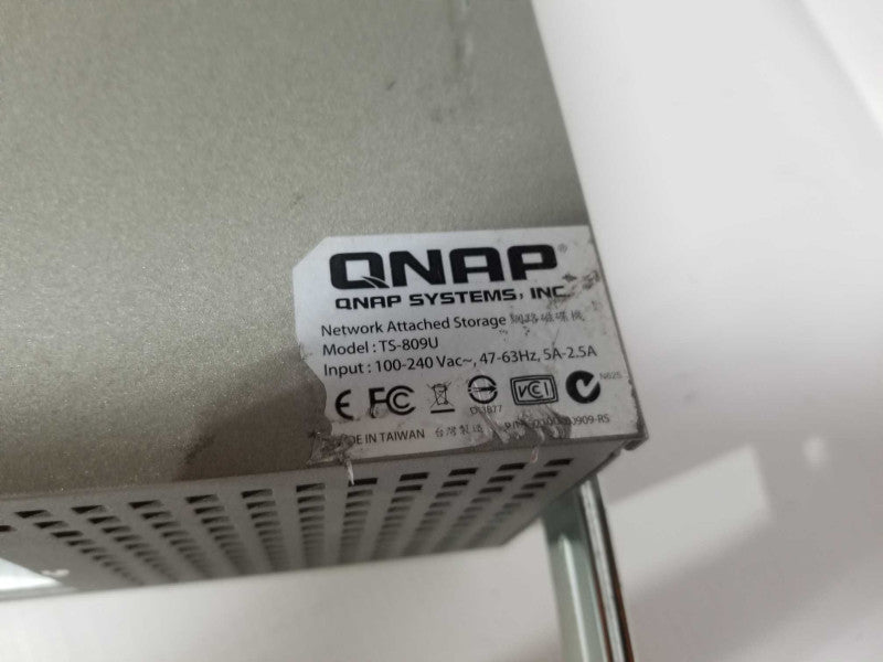 QNAP Systems Network Attached Storage TS-809U - 1x PSU #