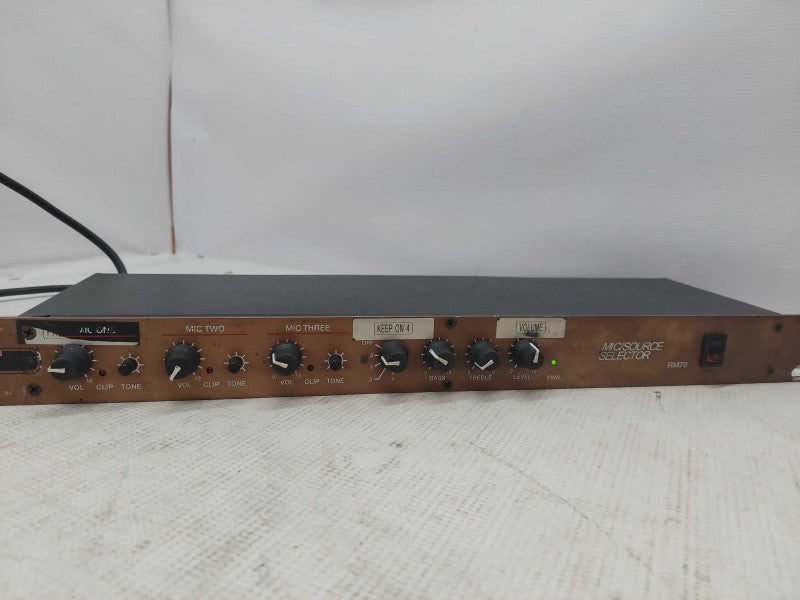Rolls Mic/Source Selector Model:RM70