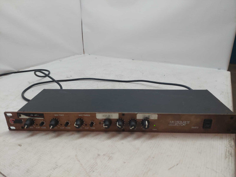 Rolls Mic/Source Selector Model:RM70