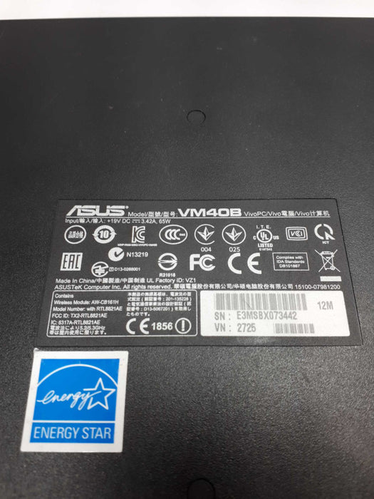 ASUS VM40B VIVO MINI PC Q&