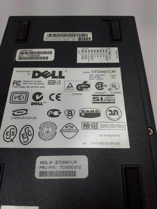 Dell PowerVault 100T MODEL STD6401LW DDS4 TAPE DRIVE &
