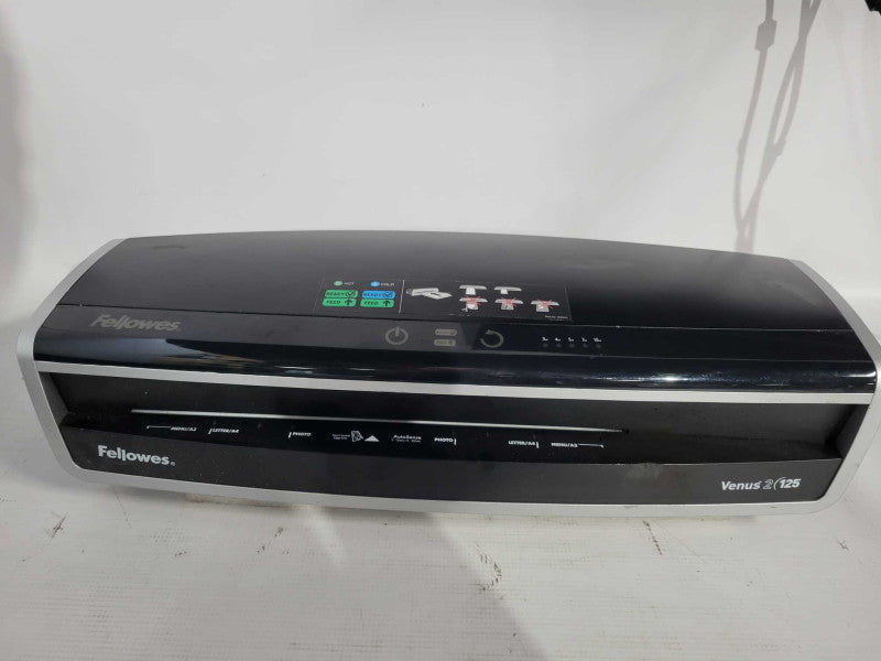 Fellowes Venus 2 125 Thermal & Cold Laminator, 12.5\\" Width, Black/Silver !