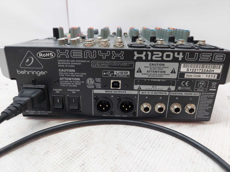 Behringer Xenyx X1204 USB 24-bit Multi-FX Processor