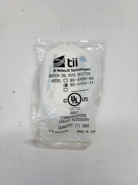 TII TECHNOLOGIES INC MODULE DSL POTS SPLITTER 80-410V-11 Circuit Accessory Wh Q