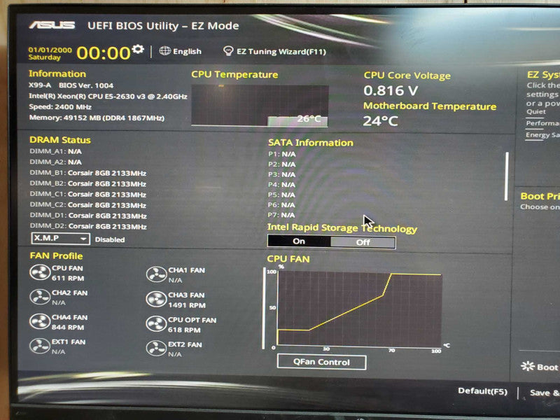 Custom PC - Xeon E5-2630 v3 @ 2.40 GHZ, 49GB DDR4, GTX 770 2GB 850W PSU