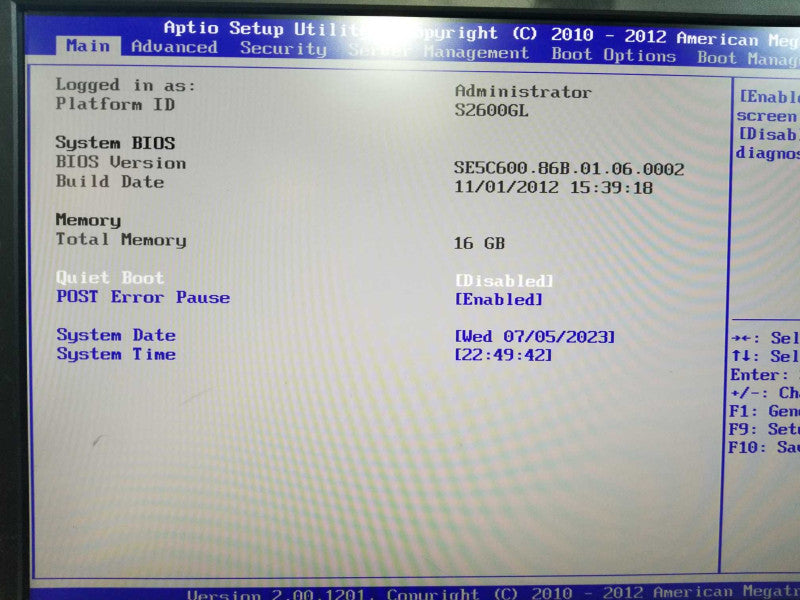 emc kybfp Server 2x Xeon E5-2620 @ 2.00ghz / 16gb ram / RMS25CB080 Raid #