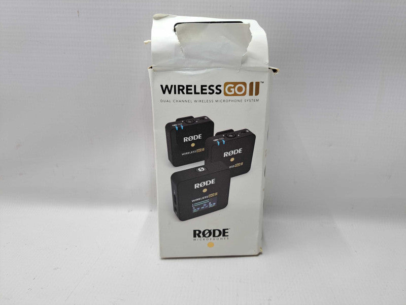 Rode Wireless Go II Dual-Channel Wireless Microphone System Black )
