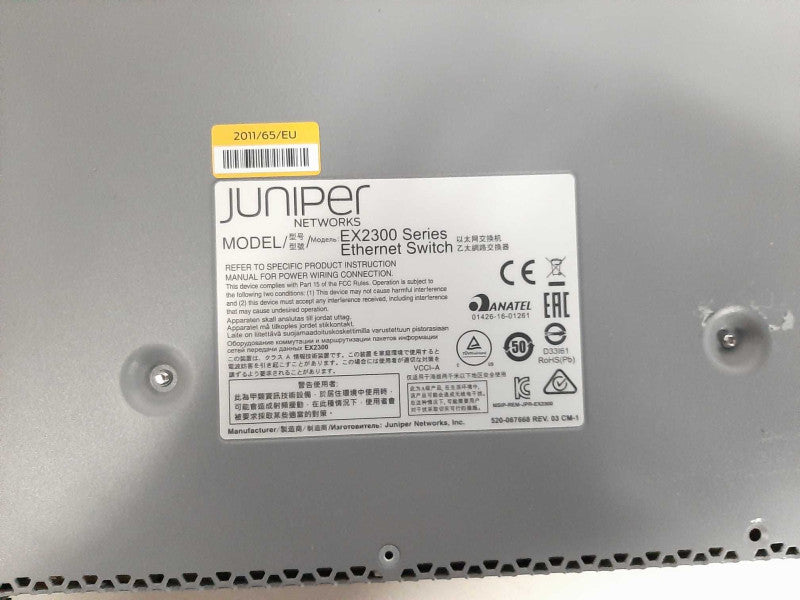 Juniper Networks EX2300-24P PoE+ 1GBASE-T PoE+ 4x 1/10GbE Ethernet Q$